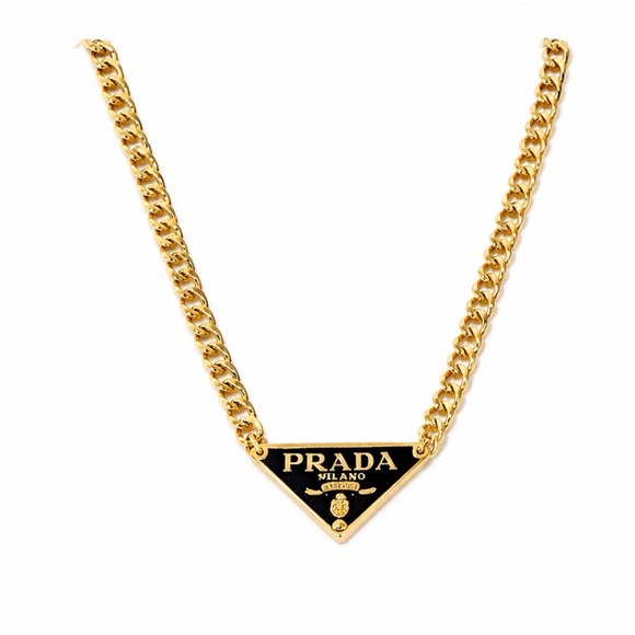 Prada Jewelry - Prada repurposed gold necklace